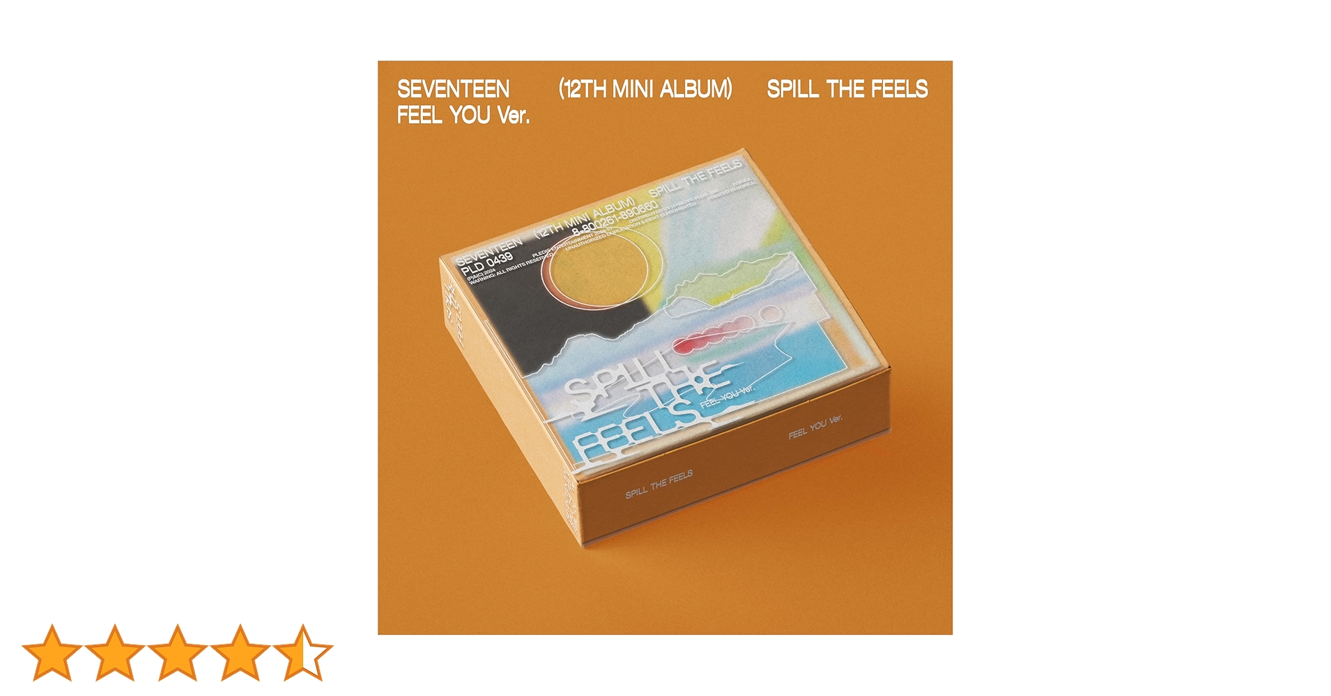 seventeen セブチ　feel you new blue アルバム　CD SEVENTEEN 12th Mini Album 'SPILL THE FEELS' [FEEL YOU Ver